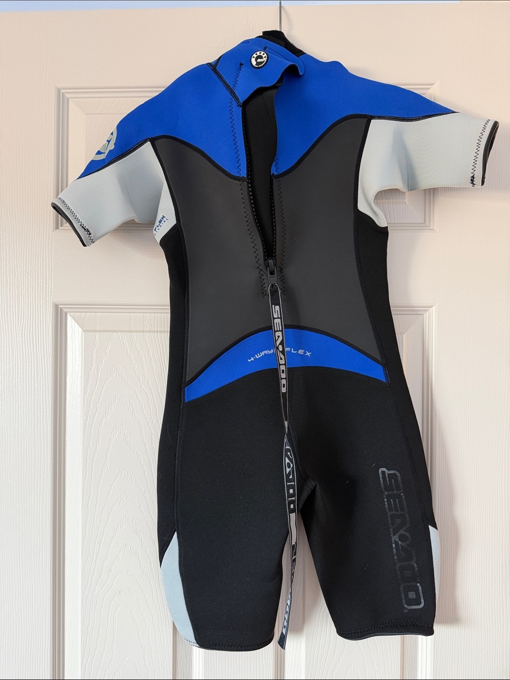 Sea-Doo Kids Wetsuit - Black & Blue - Picture 2 of 4